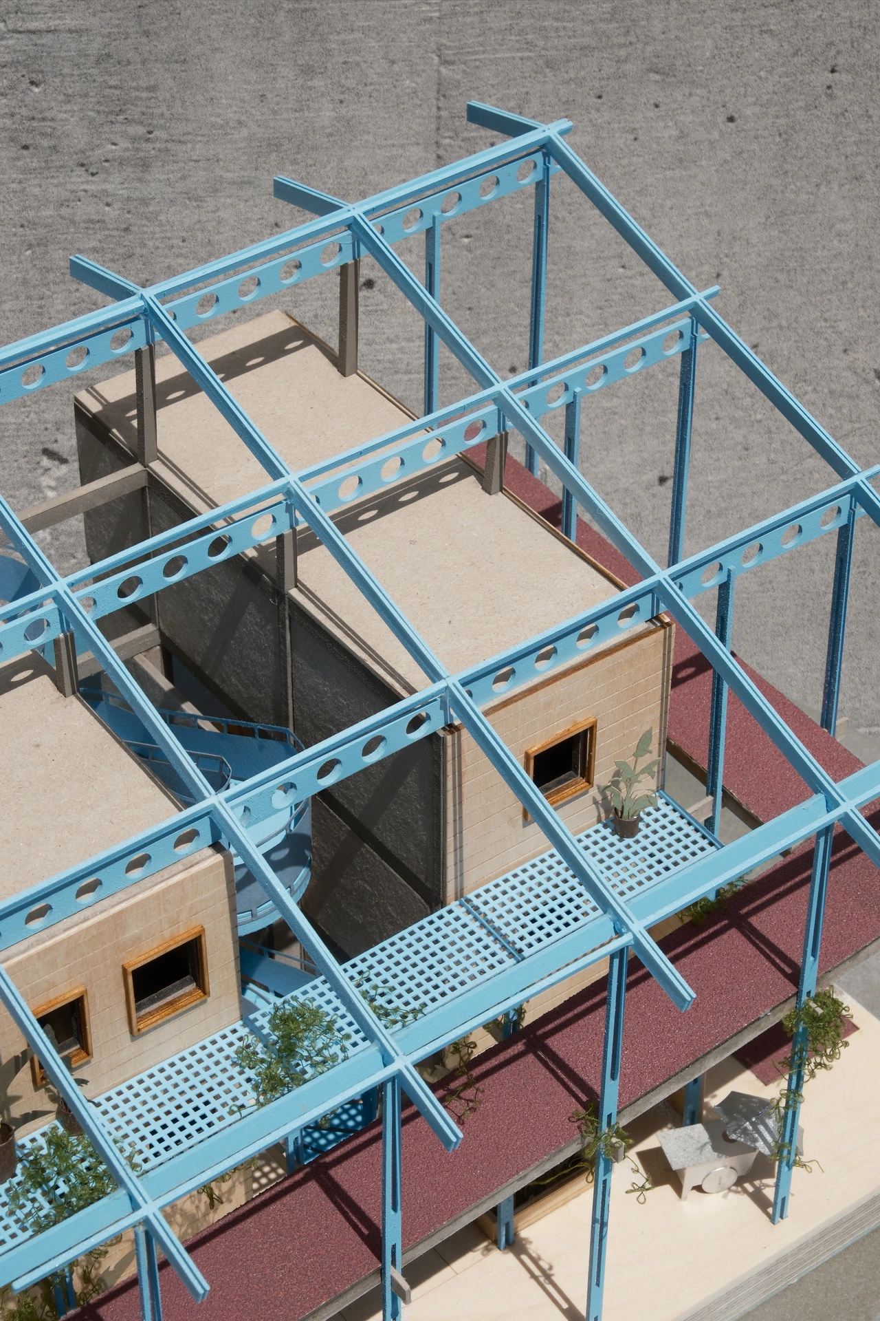 Vendor housing model · 1:50