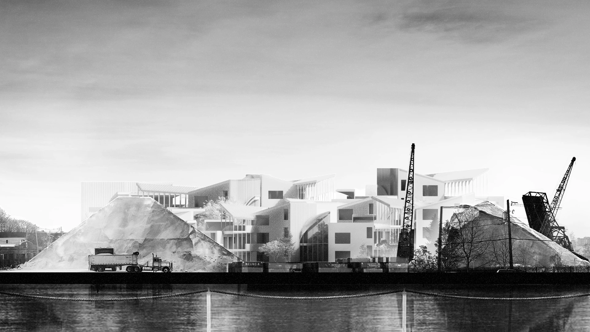 Housing in Chelsea, seen from the river